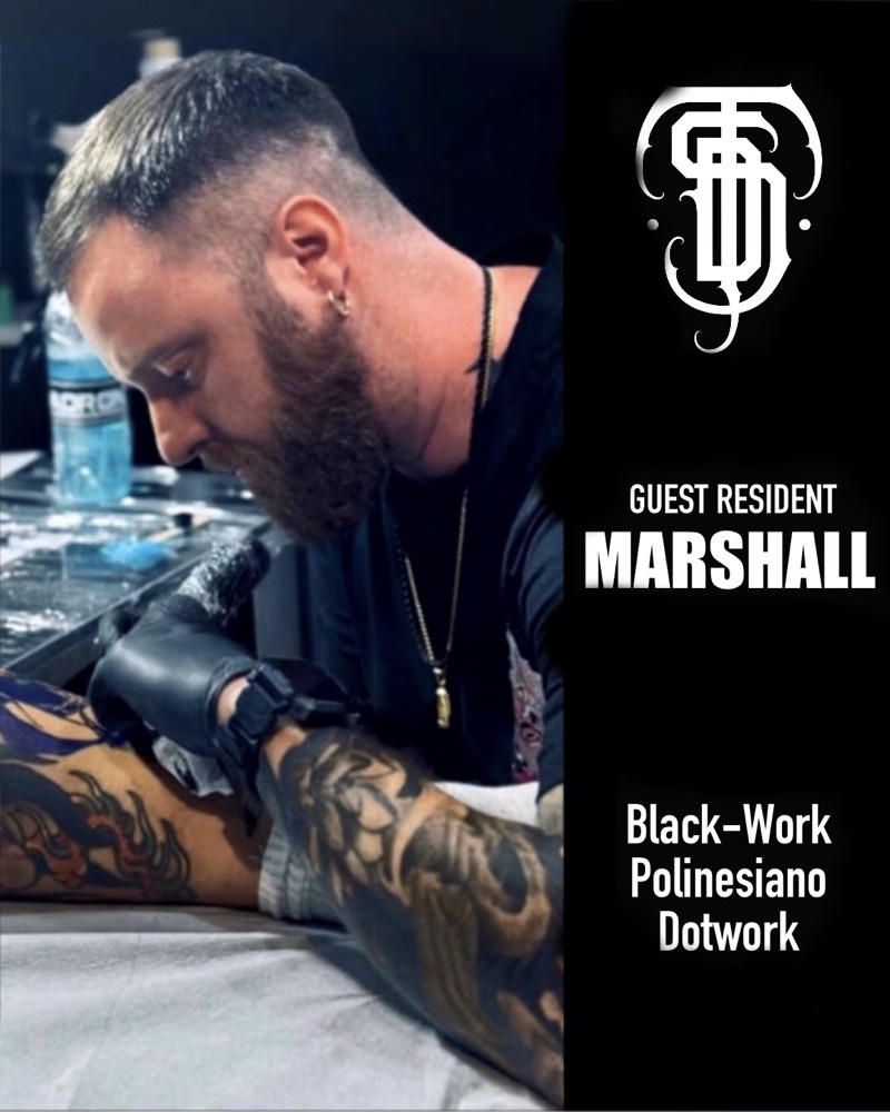 Marshall, tattoo artist
